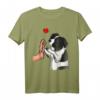 Border Collie Liebe T-Shirt für Hunde Mama, Frauchen & Herrchen – Perfektes Geschenk für Hundeliebhaber zu Geburtstag, Weihnachten & Muttertag