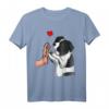Border Collie Liebe T-Shirt für Hunde Mama, Frauchen & Herrchen – Perfektes Geschenk für Hundeliebhaber zu Geburtstag, Weihnachten & Muttertag
