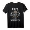 Wikinger Papa T-Shirt - Retro Viking Dad Spruch für Nordische Mythologie, Wikinger Festivals & Geburtstagsgeschenke