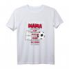 Fussball Mama T-Shirt – Wetterfestes Fan-Outfit für Mütter von Fußballspielern, perfekte Geschenkidee für F- bis A-Jugend
