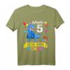 Kinder Dinosaurier T-Shirt für 5 Jahre Geburtstag - Jungen und Mädchen, klassisch geschnitten, ideales Geschenk