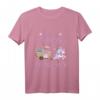 Kinder Kinder Camping Prinzessin T-Shirt mit Einhorn und Meerjungfrau - Perfekt für Mädchen, Geburtstagsgeschenke, Sommer & Camping