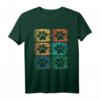 Hunde T-Shirt mit Pfote - Süßes Hundeliebhaber Shirt als Geschenk für Hundebesitzer, Hundetrainer & Züchter