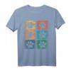 Hunde T-Shirt mit Pfote - Süßes Hundeliebhaber Shirt als Geschenk für Hundebesitzer, Hundetrainer & Züchter
