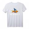 Niedlicher Goldfisch als Hai T-Shirt - Motivation & Humor für Büro und Meerestierfans mit Spruch 'Mindset ist alles'