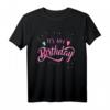 It's My Bday Tee - Lustiges Geburtstags-T-Shirt für 40-Jährige, Kinder, Jugendliche und Erwachsene, ideales Geschenk für Familie und Freunde