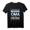 Mama Oma Uroma Rocke T-Shirt - Lustiges Muttertagsgeschenk für Mehrfachmütter, Großmütter & Uromas mit Blumen und Herzen