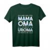 Mama Oma Uroma Rocke T-Shirt - Lustiges Muttertagsgeschenk für Mehrfachmütter, Großmütter & Uromas mit Blumen und Herzen