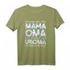 Mama Oma Uroma Rocke T-Shirt - Lustiges Muttertagsgeschenk für Mehrfachmütter, Großmütter & Uromas mit Blumen und Herzen