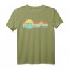 Star Wars The Mandalorian The Child Retro Rainbow Cartoon T-Shirt - Offiziell lizenziertes Merchandise für Fans