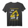 Kinder T-Shirt zum 2. Geburtstag für Jungen - Bagger Baustelle Design, ideales Geschenk für kleine Baumeister & Baustellenfans