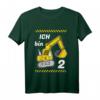 Kinder T-Shirt zum 2. Geburtstag für Jungen - Bagger Baustelle Design, ideales Geschenk für kleine Baumeister & Baustellenfans