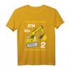 Kinder T-Shirt zum 2. Geburtstag für Jungen - Bagger Baustelle Design, ideales Geschenk für kleine Baumeister & Baustellenfans