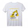 Kinder T-Shirt zum 2. Geburtstag für Jungen - Bagger Baustelle Design, ideales Geschenk für kleine Baumeister & Baustellenfans