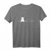 EKG-Herzschlag Eisbär - Lustiges Eisbär T-Shirt für Tierfreunde, Kinder & Erwachsene als Geschenk für Geburtstage, Muttertag, Vatertag & Weihnachten
