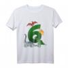 Kinder Geburtstagsshirt 6 Jahre Dinosaurier Dino - Lustiges Dino T-Shirt für den 6. Geburtstag, perfekt für Jungen und Mädchen