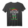 Fitness Elf Weihnachts T-Shirt - Lustiges Familien-Outfit für Weihnachten, Geschenkidee für Damen, Herren, Kinder & Freunde