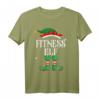Fitness Elf Weihnachts T-Shirt - Lustiges Familien-Outfit für Weihnachten, Geschenkidee für Damen, Herren, Kinder & Freunde