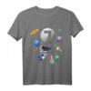 Kinder 7. Geburtstag T-Shirt für Jungen & Mädchen - Astronaut Raumfahrt Weltraum Motiv, Perfektes Geschenk & Motto-Party Outfit
