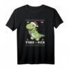 Tree Rex lustiges Dinosaurier Weihnachts-T-Shirt mit Tyrannosaurus Rex - Perfekt für Dino-Liebhaber & Humorvolle Weihnachten