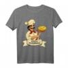 Lustiger Pizzabäcker Pizzeria Geschenk Idee Comic T-Shirt – Perfekt für Hobbyköche, Pizzafans & Küchenchefs