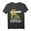 Kinder Mini Bauherr Bagger Geschenk für Sohn & Enkel - Lustiges Hausbau T-Shirt für kleine Bauleiter & Handwerker
