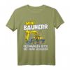 Kinder Mini Bauherr Bagger Geschenk für Sohn & Enkel - Lustiges Hausbau T-Shirt für kleine Bauleiter & Handwerker