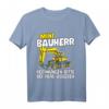 Kinder Mini Bauherr Bagger Geschenk für Sohn & Enkel - Lustiges Hausbau T-Shirt für kleine Bauleiter & Handwerker