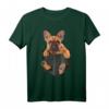 T-Shirt mit französischer Bulldogge in Tasche – Süßes Hunde-Liebhaber-Shirt für Bulldoggen-Fans und Hundemütter