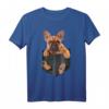 T-Shirt mit französischer Bulldogge in Tasche – Süßes Hunde-Liebhaber-Shirt für Bulldoggen-Fans und Hundemütter