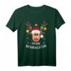 Frohe Weihnachten Rentier Kopf Schneeflocken - Lustiges Elch T-Shirt für festliche Weihnachten & Weihnachtsfeier