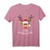 Frohe Weihnachten Rentier Kopf Schneeflocken - Lustiges Elch T-Shirt für festliche Weihnachten & Weihnachtsfeier