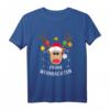 Frohe Weihnachten Rentier Kopf Schneeflocken - Lustiges Elch T-Shirt für festliche Weihnachten & Weihnachtsfeier
