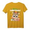 Lustiges Weihnachtsoutfit Kinder Merry Christmas mit Rentier & Santa Hut - Perfektes Geschenk für Kinder, Jungen & Mädchen
