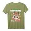 Lustiges Weihnachtsoutfit Kinder Merry Christmas mit Rentier & Santa Hut - Perfektes Geschenk für Kinder, Jungen & Mädchen