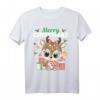 Lustiges Weihnachtsoutfit Kinder Merry Christmas mit Rentier & Santa Hut - Perfektes Geschenk für Kinder, Jungen & Mädchen