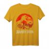 Jurassic Park T-Rex Silhouette Jungle Sunset T-Shirt - Offiziell lizenziertes Dino-Motiv für Dinosaurierfans