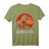 Jurassic Park T-Rex Silhouette Jungle Sunset T-Shirt - Offiziell lizenziertes Dino-Motiv für Dinosaurierfans