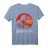 Jurassic Park T-Rex Silhouette Jungle Sunset T-Shirt - Offiziell lizenziertes Dino-Motiv für Dinosaurierfans