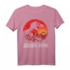Jurassic Park T-Rex Silhouette Jungle Sunset T-Shirt - Offiziell lizenziertes Dino-Motiv für Dinosaurierfans