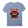 Katze Spruch: Einer von uns beiden ist klüger als du - Lustiges, ironisches T-Shirt für Katzenliebhaber, Morgenmuffel & Schichtarbeiter