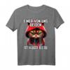 Katze Spruch: Einer von uns beiden ist klüger als du - Lustiges, ironisches T-Shirt für Katzenliebhaber, Morgenmuffel & Schichtarbeiter