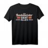 Rettungsschwimmer Bademeister T-Shirt - Sieht Alles Humorvolles Geschenk für Schwimmer, Poolboy & Schwimmmeister