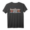Rettungsschwimmer Bademeister T-Shirt - Sieht Alles Humorvolles Geschenk für Schwimmer, Poolboy & Schwimmmeister