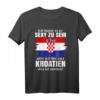Kroatien Jugoslavija Betrugo Kroatisch Jugo Nation Trikot T-Shirt – Patriotisches Balkan-Flaggen Shirt für Urlaub, Heimaturlaub & Zugehörigkeit