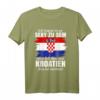 Kroatien Jugoslavija Betrugo Kroatisch Jugo Nation Trikot T-Shirt – Patriotisches Balkan-Flaggen Shirt für Urlaub, Heimaturlaub & Zugehörigkeit