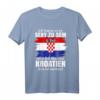 Kroatien Jugoslavija Betrugo Kroatisch Jugo Nation Trikot T-Shirt – Patriotisches Balkan-Flaggen Shirt für Urlaub, Heimaturlaub & Zugehörigkeit