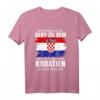 Kroatien Jugoslavija Betrugo Kroatisch Jugo Nation Trikot T-Shirt – Patriotisches Balkan-Flaggen Shirt für Urlaub, Heimaturlaub & Zugehörigkeit