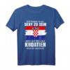 Kroatien Jugoslavija Betrugo Kroatisch Jugo Nation Trikot T-Shirt – Patriotisches Balkan-Flaggen Shirt für Urlaub, Heimaturlaub & Zugehörigkeit