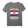 Kroatien Jugoslavija Betrugo Kroatisch Jugo Nation Trikot T-Shirt – Patriotisches Balkan-Flaggen Shirt für Urlaub, Heimaturlaub & Zugehörigkeit